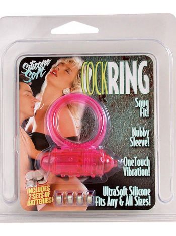 Inel penis Vibrating Cockring , Pink